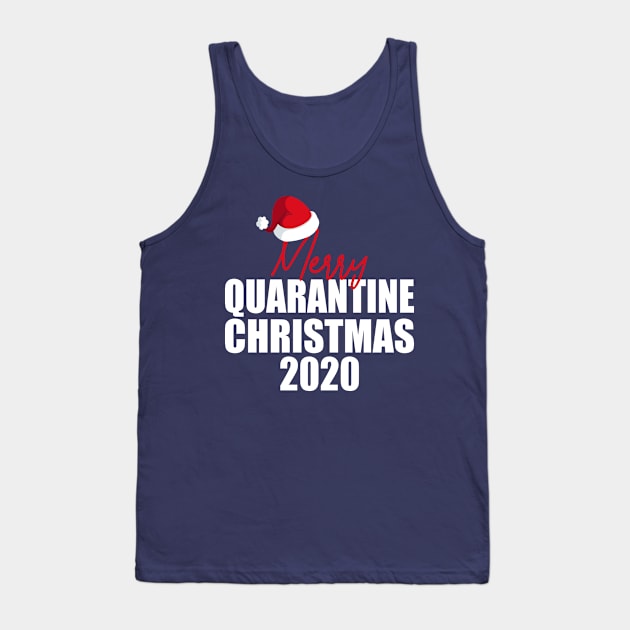 Merry Quarantine Christmas 2020 Tank Top by The store of civilizations